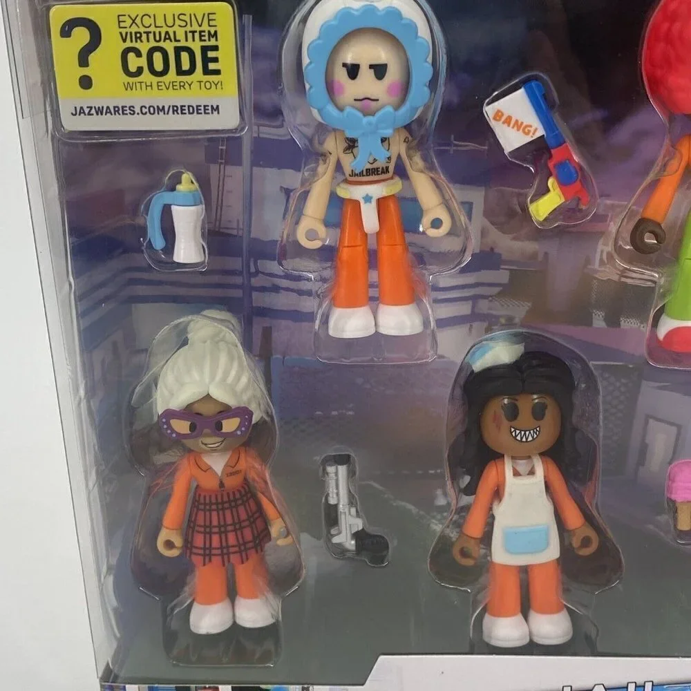 Roblox DEVSERIES Jailbreak Hiding In Plain Sight 6 Action Figures Virtual Code
